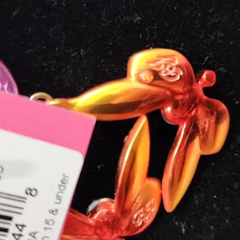 🦋🔹️Betsey Johnson🔹️Garden Glam Dragonfly Double Drop Stud Earrings - Picture 8 of 9